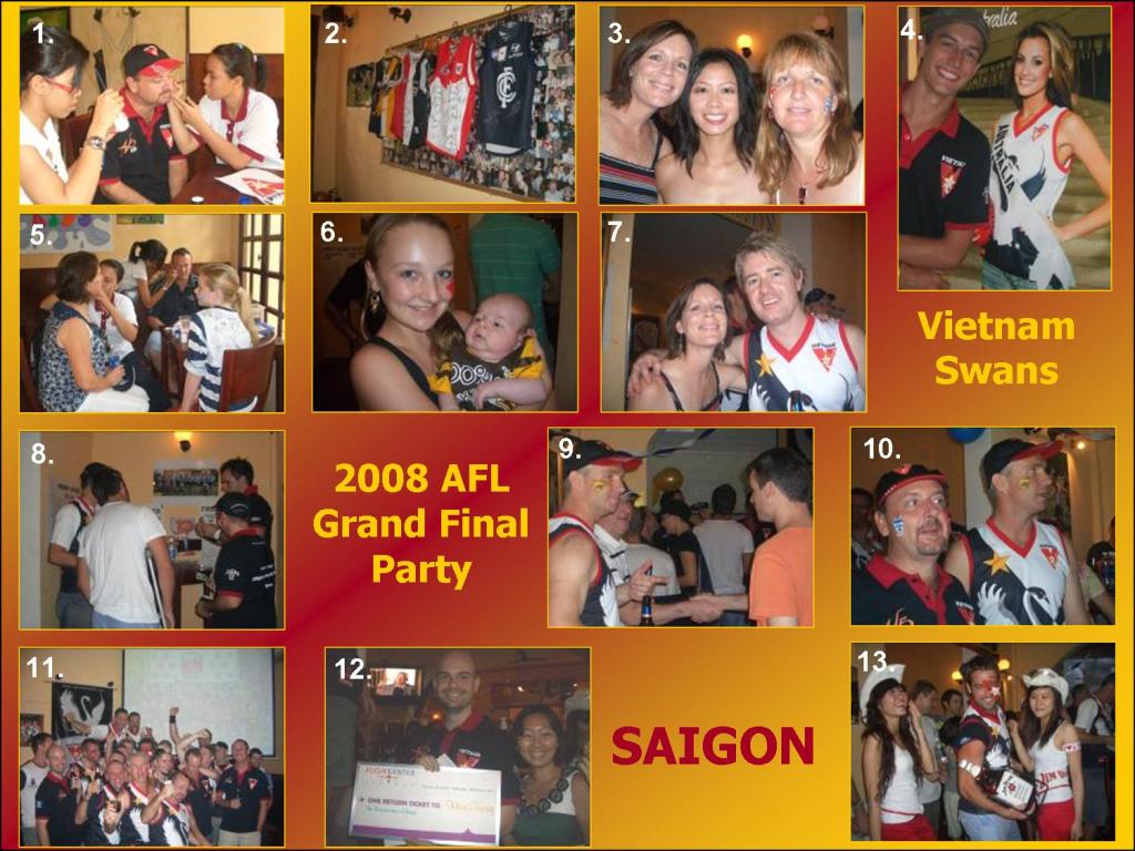 The Vietnam Swans 2008 AFL Grand Final Party, Saigon